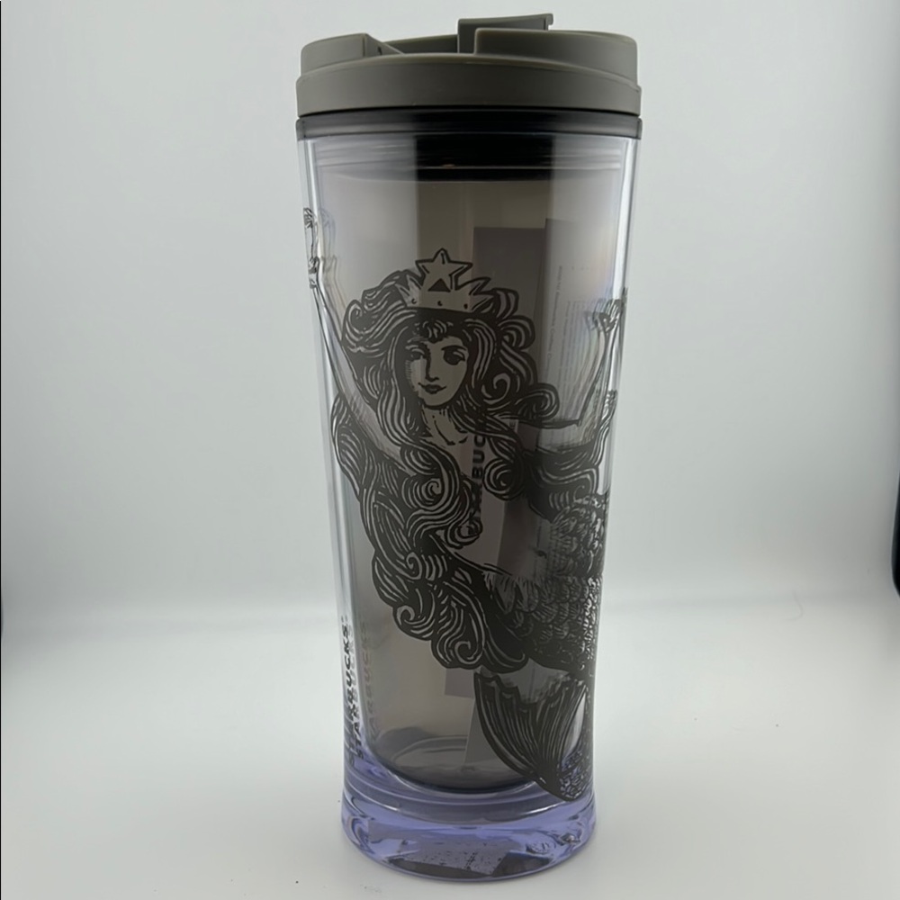Starbucks Mermaid Tumbler - Clear and Gray